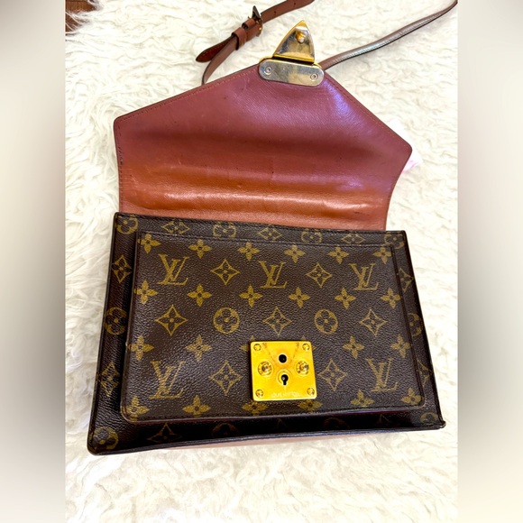 Louis Vuitton Monogram Brown and Gold Crossbody Bag - Picture 5 of 16